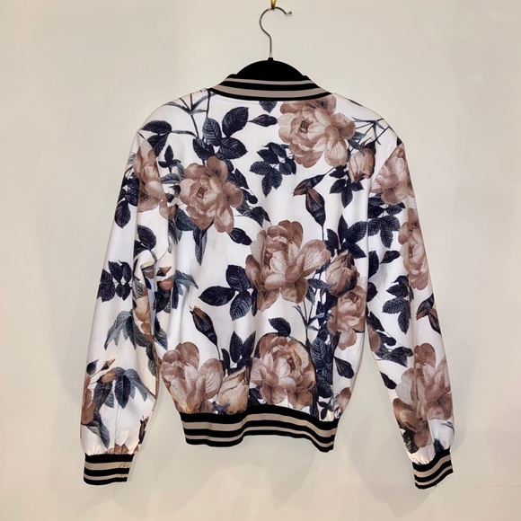 Floral Bomber Jacket - Picture 2 of 5